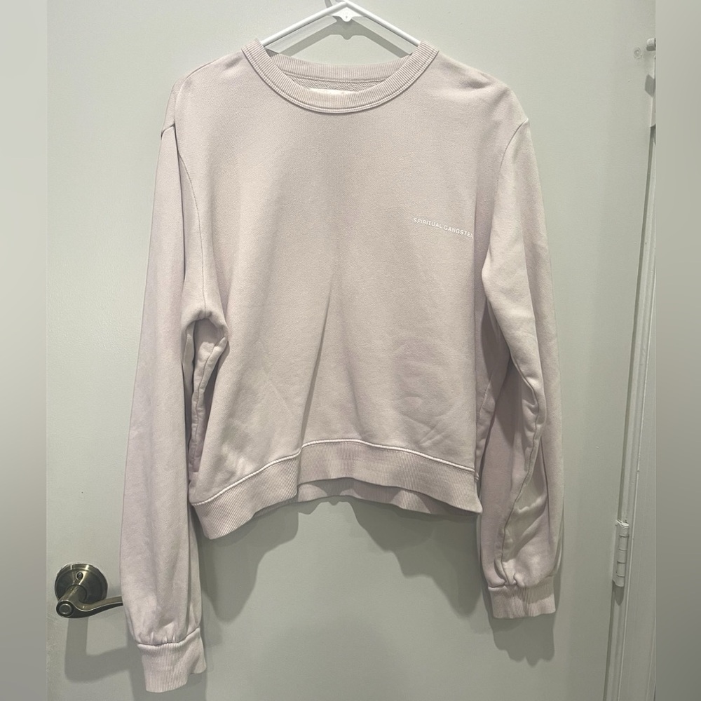 Spiritual Gangster Lavender / Pink Pastel Pullover Large